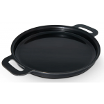 Summit 新潟燕三条製 28cm 厚底圓形燒物鐵板煎鍋 (4582257001185): 4.5mm厚鐵、一體成型、適用所有爐具